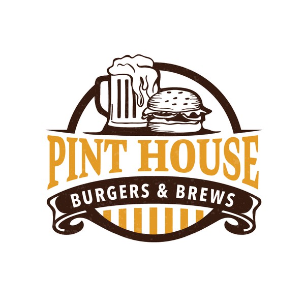 Design by ozenkgraphic titled "Burgers & Brews"