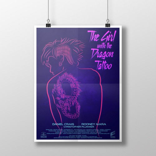 Create your own ‘80s-inspired movie poster! Diseño de 22Dots