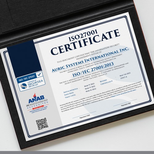 ISO Certificate Design Design by GrApHiC cReAtIoN™
