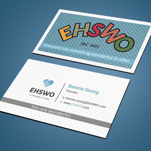 A Cool, Fun Business Card That's Not Really A Business Card - Have fun with this!!!  EHSWO.com Design by Roni_