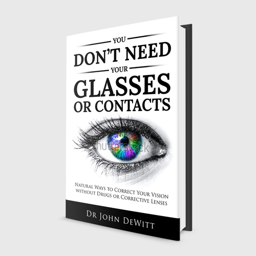 Natural Vision Correction Book Cover! Design by stojan mihajlov