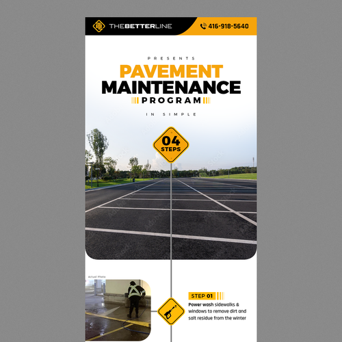 pavement maintenance Design by KashiArts