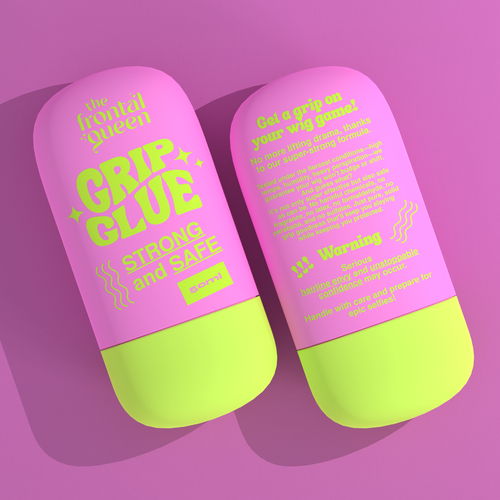 コンペ「Design Wig Glue Product label  for a Viral Gen Z hair brand!」のデザイン by ilonaGiさん 