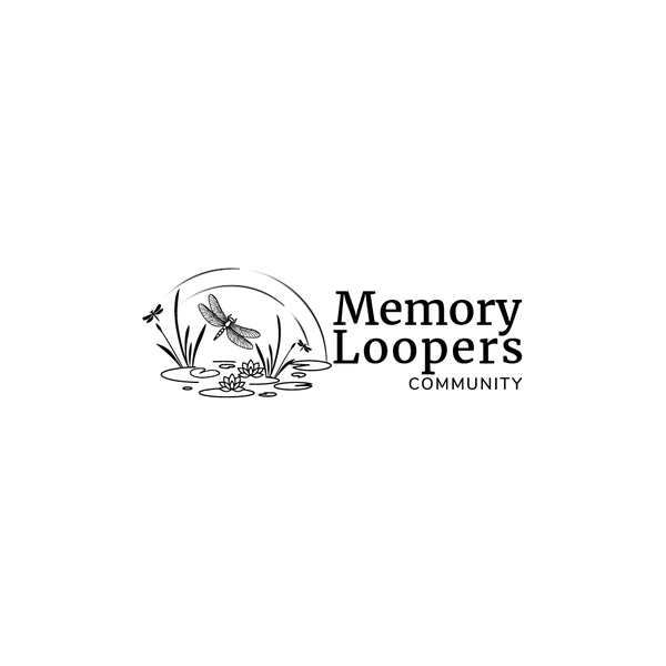 Design a logo for a newsletter heading and promotional products . . . Memory Loopers Community