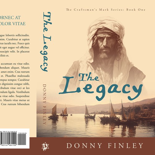 Book cover for epic 1st century story with historical implications Design by Updatefordesign