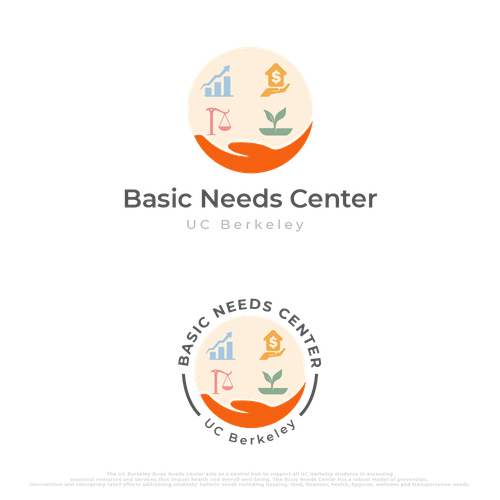 Design a dynamic logo for a transformative center addressing basic needs of college students Design by ObahOlah✅