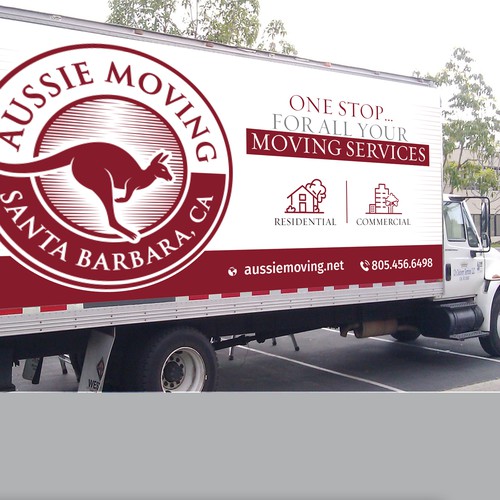 Design Classic Moving Truck artwork for a Santa Barbara Moving Co. Design by GrApHiC cReAtIoN™