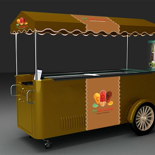 I need a design to customize ice cream cars with logo Di Antonio Gourmet Design by _Blue_