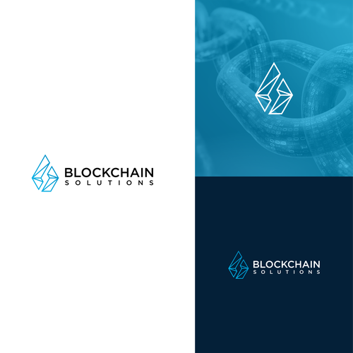 Blockchain company logo Réalisé par ahza99™