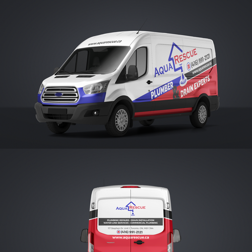 Aquarescue Van Wrap Design by v6