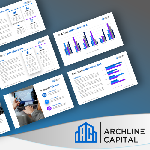 PowerPoint Template for sleek, sophisticated real estate investment company Design by jose leandro