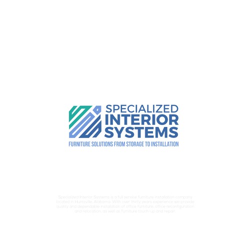 We need a powerful yet elegant and simple logo for our business interior solutions company. Design by JosH.Creative™