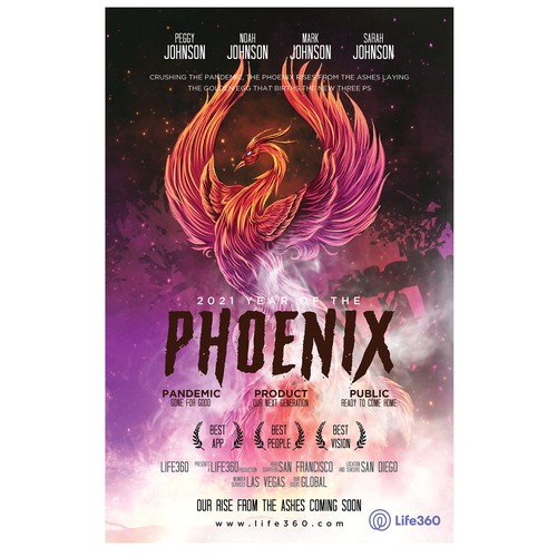 Fun Faux Movie Poster for a Public Company - 2021 Phoenix Design by _Blue_