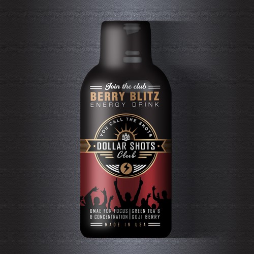 Design di Create an eye-catching energy shot drink bottle design for the relaunch our eCommerce Supplement Shot Co.!! di BRAVO-designs