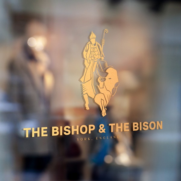 Design by DragonStep titled "The Bishop & The Bison Logo"