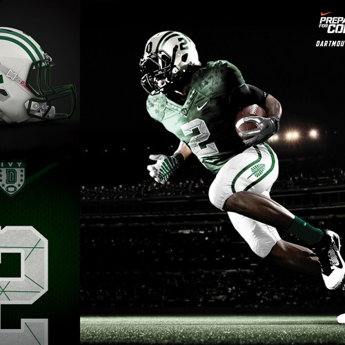 Design Dartmouth College's Future Football Uniforms Design réalisé par Fooser