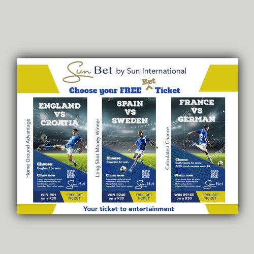 Free Ticket Ad - style overview Design by allMarv