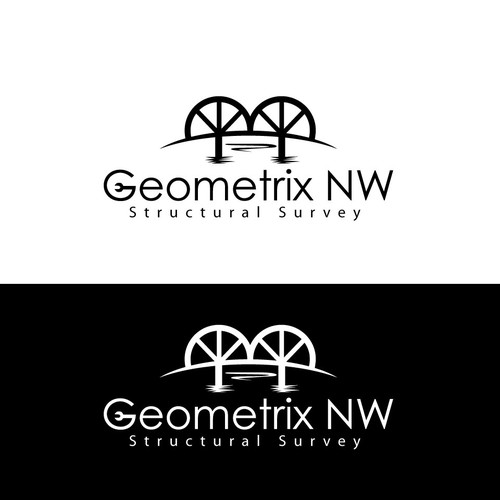 Bridge Construction Logo for Geometrix NW Design by Sanjayarts123