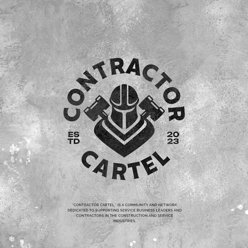 Design Manly LOGO for the Contractor Cartel por RONPX Studio