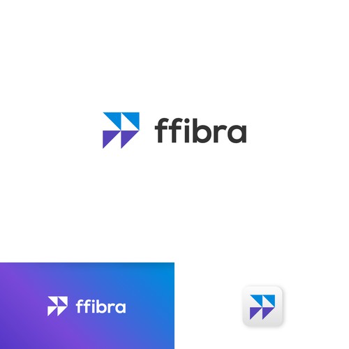 Logo for Fiber Internet Provider Diseño de dvnatic