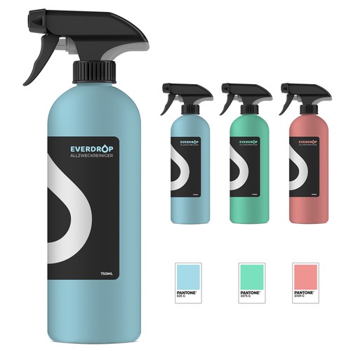 gs-designsさんのPremium Spray Bottle and Packaging for Cleaning Suppliesデザイン