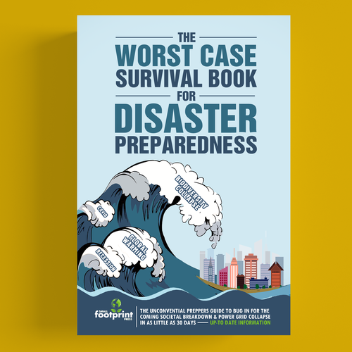 Sustainable Survival Book Cover | Extravagant Book Cover Design Design by NatPearlDesigns