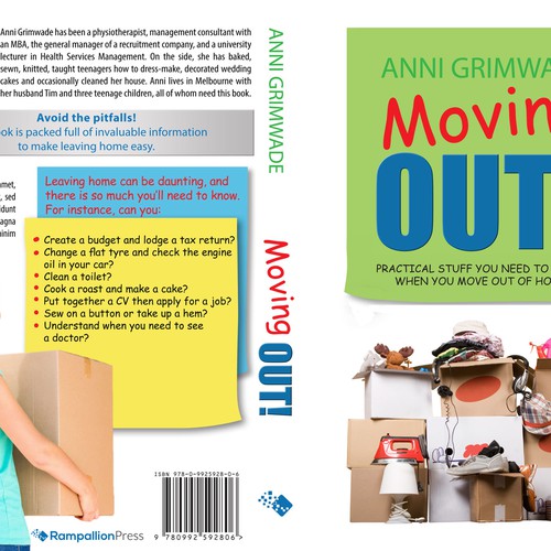 Design a fantastic cover for my book "Moving Out!" Design by A<>Z