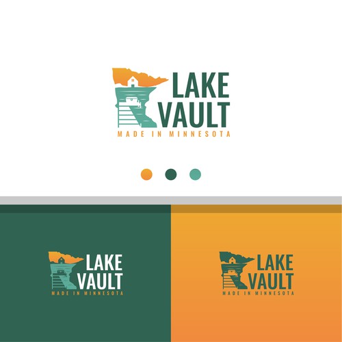 Designs Up North, Lake Life Storage box brand Logo design contest