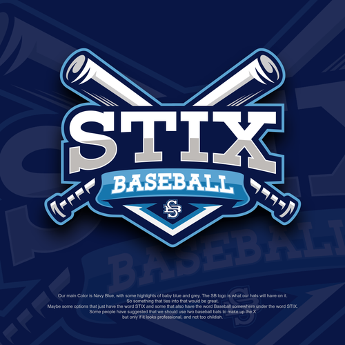NEED A LOGO FOR A BASEBALL TEAM CALLED THE STIX. Logo design contest