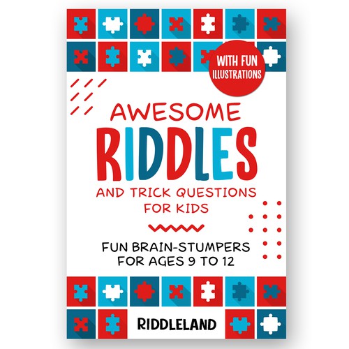 A Parent-Catching Book Cover for Riddle Book Design by Charala