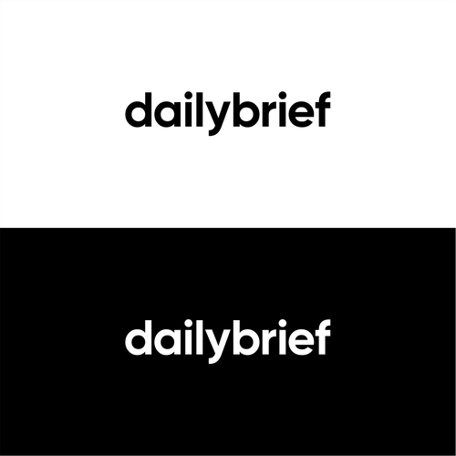 Design a clean, simple logo for a daily newsletter:  dailybrief Design by hantoko
