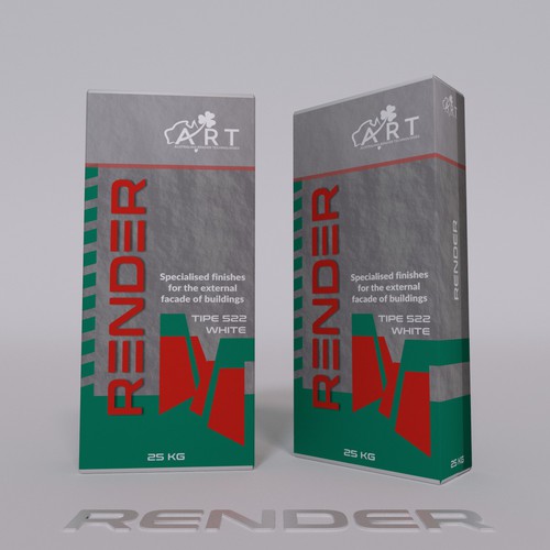 Package design for Specialised Cement Finishes Diseño de Dimadesign