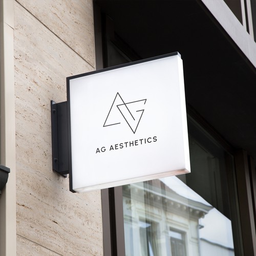 Powerful, modern logo for aesthetics medical distributor that appeals to aesthetic practitioners Design by des13n ©
