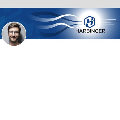 Creative Linked-in Background Design by Antoine Delorean