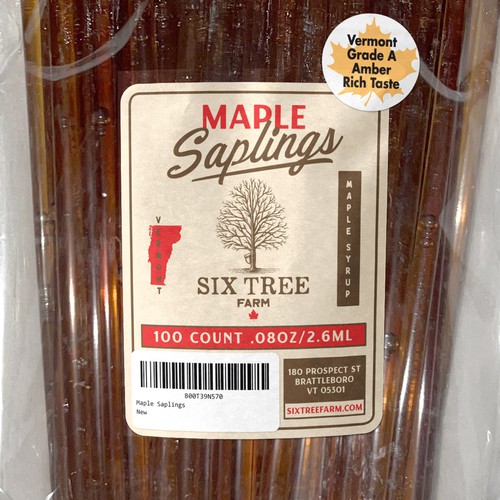 First ever production Maple Syrup Stick label Design by athenabelle