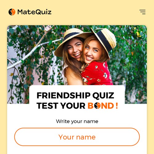 Redesign of a very popular quiz site (MateQuiz.com) Design by Habisoft ( ͡° ͜ʖ ͡°)