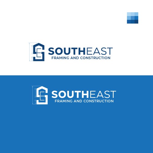Logo and Icon design for Southeast Framing and Construction Design by Can-D