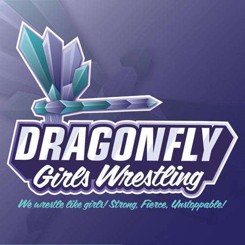 DragonFly Girls Only Wrestling Program! Help us grow girls wrestling!!! Design por Missy_Design