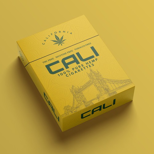 Hemp Cigarette Pack Preliminary Design Design by ogiedesign™