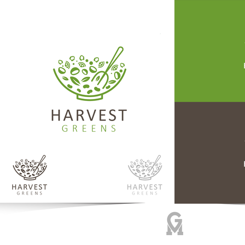 New Fast Casual Greens Based Food Concept Design our Signage, Logo to launch our concept Design by M.G. designs