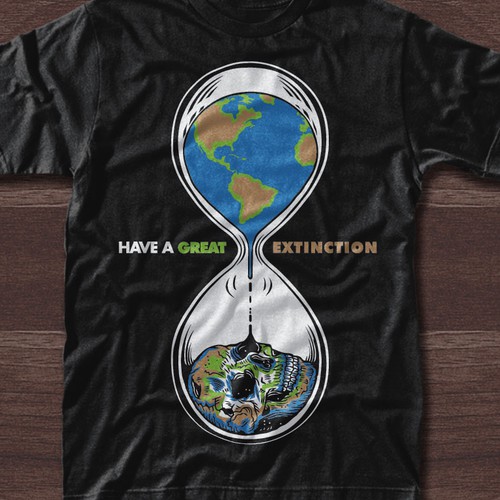 Funny T-shirt design for a serious subject. Design by welikerock