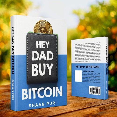 Bitcoin Book Cover Contest! Design by Shark Azer