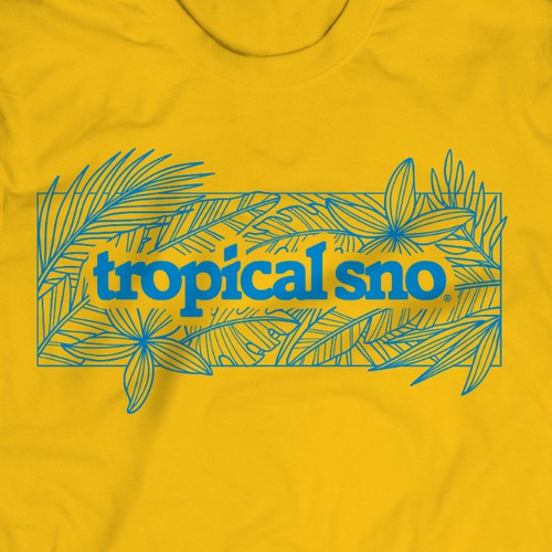 Tropical T-Shirt Design Design by Ibtar