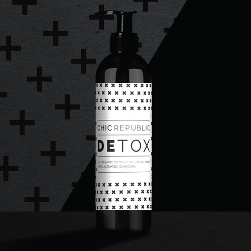 Cool Edgy Label for Face Wash Design by Lomok