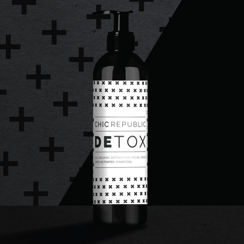 Cool Edgy Label for Face Wash Réalisé par Lomok