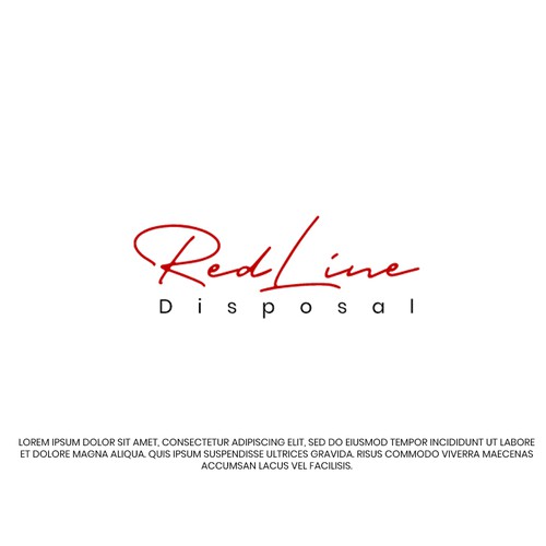 Design RED LINE por Creative Minded