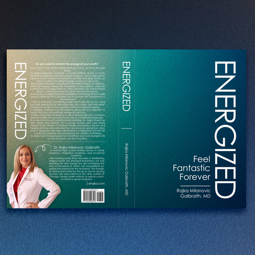 Design a New York Times Bestseller E-book and book cover for my book: Energized Design by Wizdiz