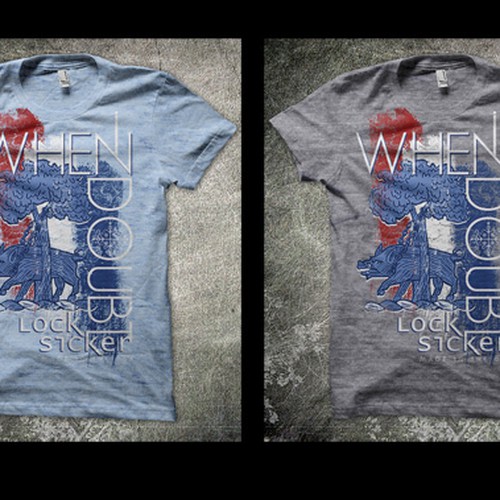 Create the next t-shirt design for Lock Sicker Ontwerp door Arkeo