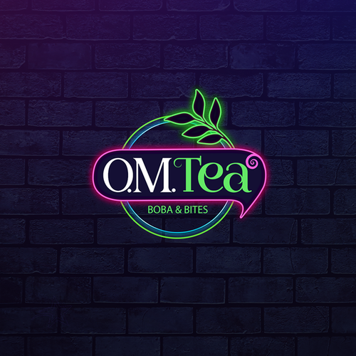 Design eye catching logo for bubble tea shop. Design by Maria Angelica Gomez