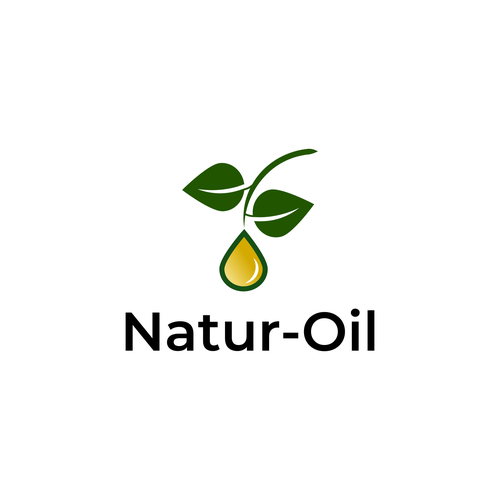 Logo representing bio based oil products. Design réalisé par Vinr99